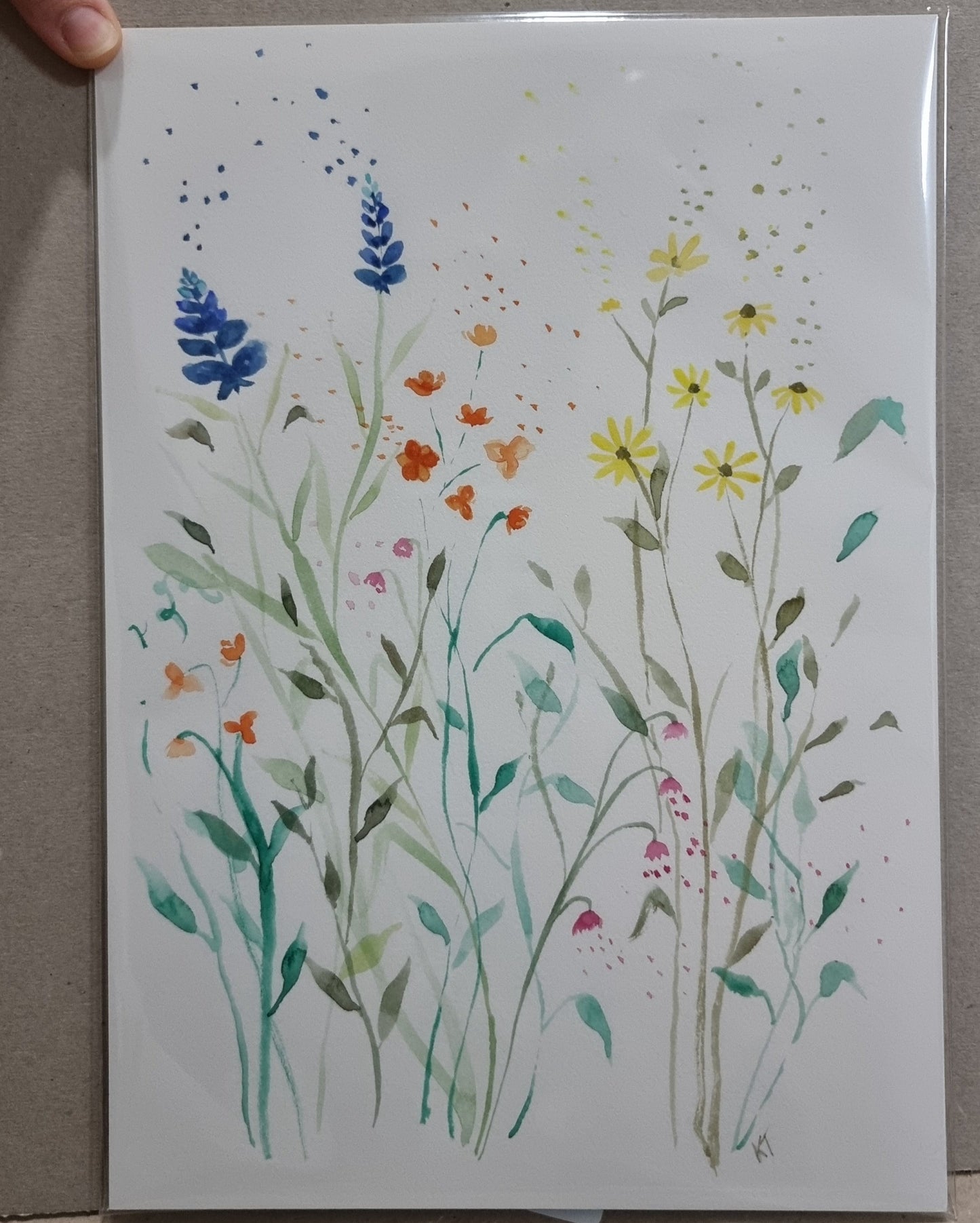 Assorted Floral Watercolour Paintings - Originals