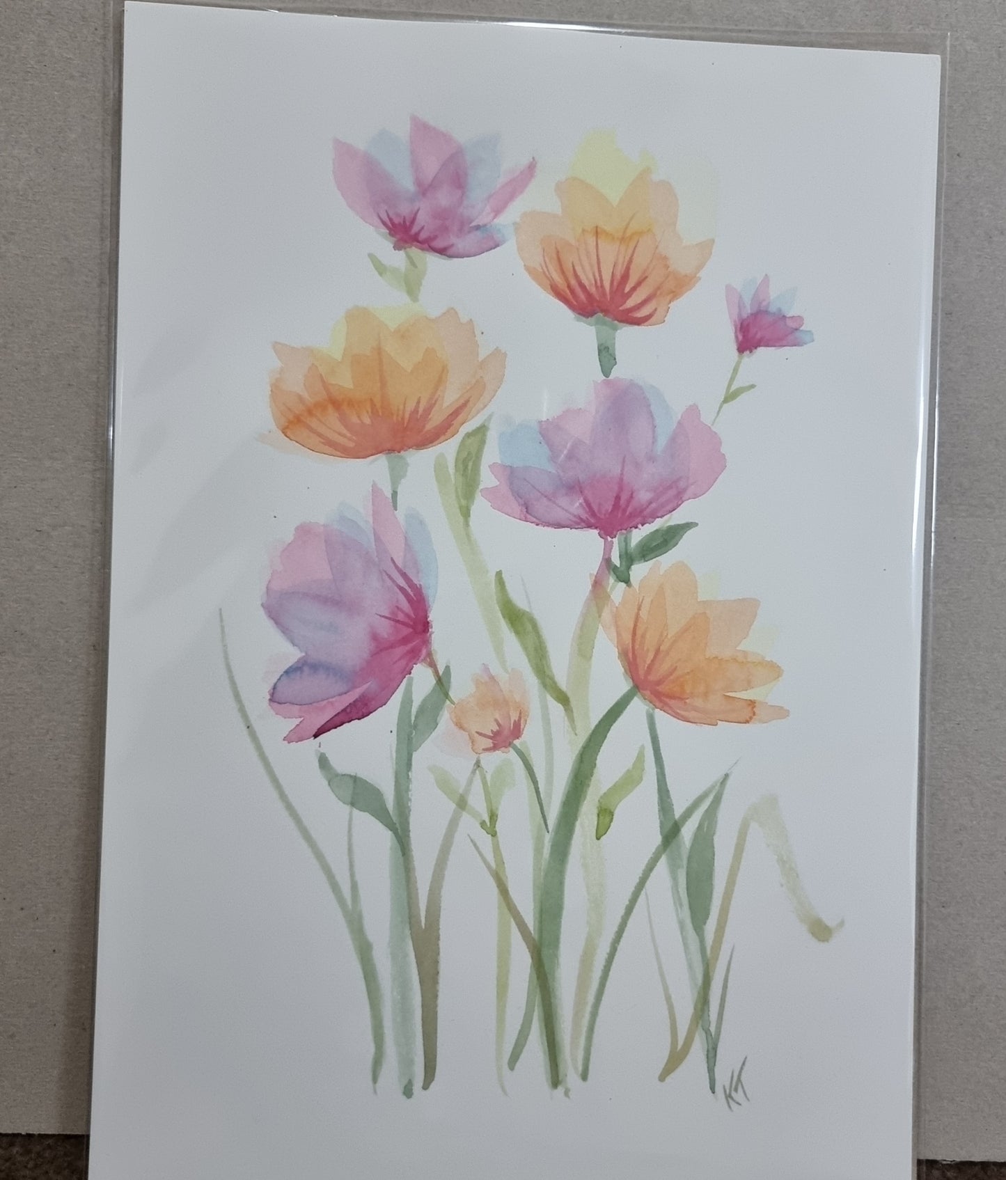 Assorted Floral Watercolour Paintings - Originals