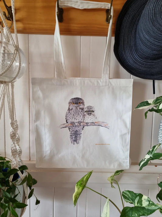 Tote Bag - Tawny Frogmouths - Small