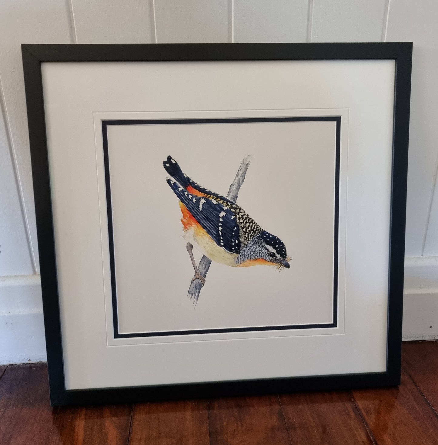 Spotted Splendor: A Pardalote Portrait (Fine Art / Giclee Print)