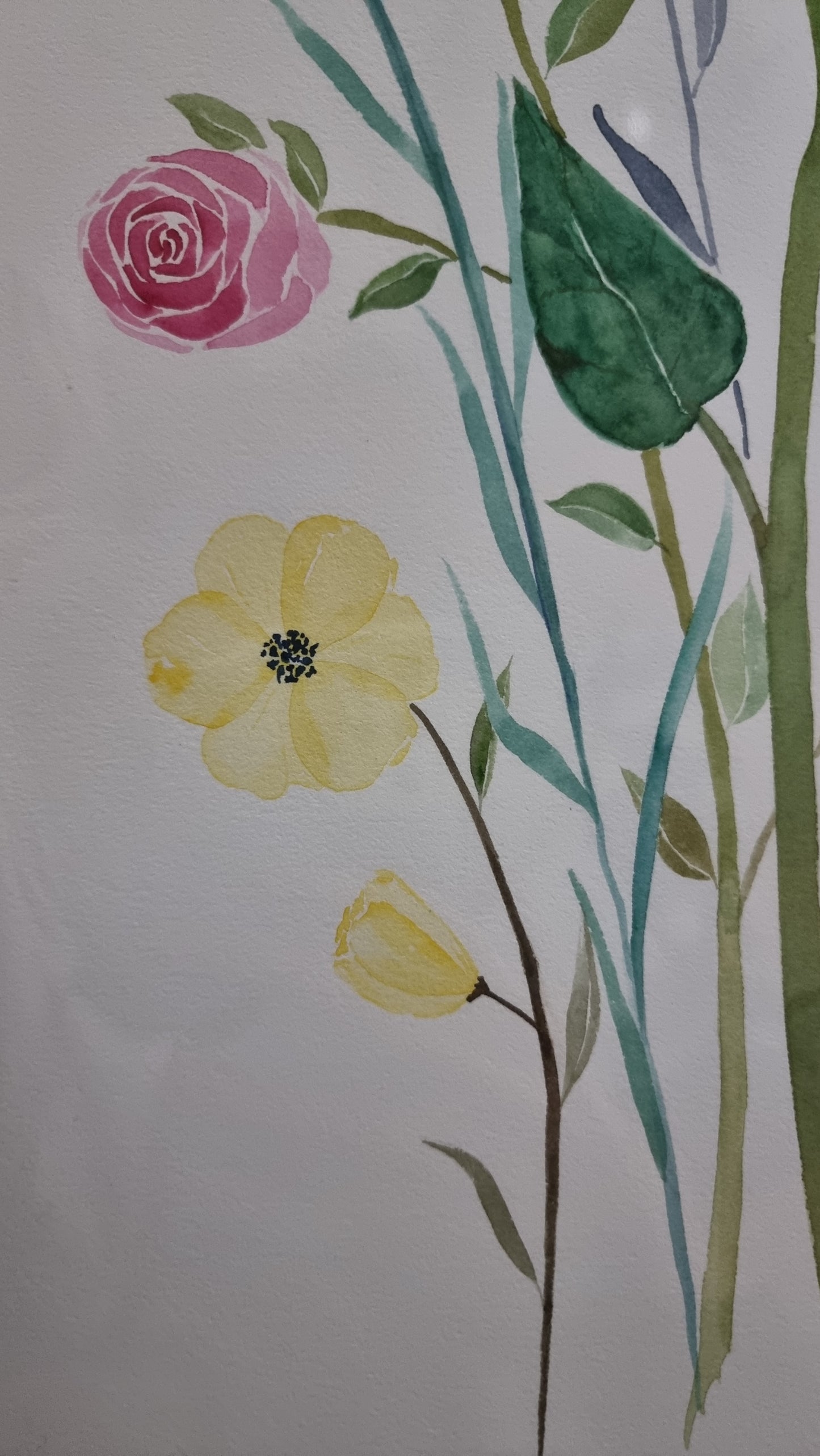 Original Watercolour Painting - Florals