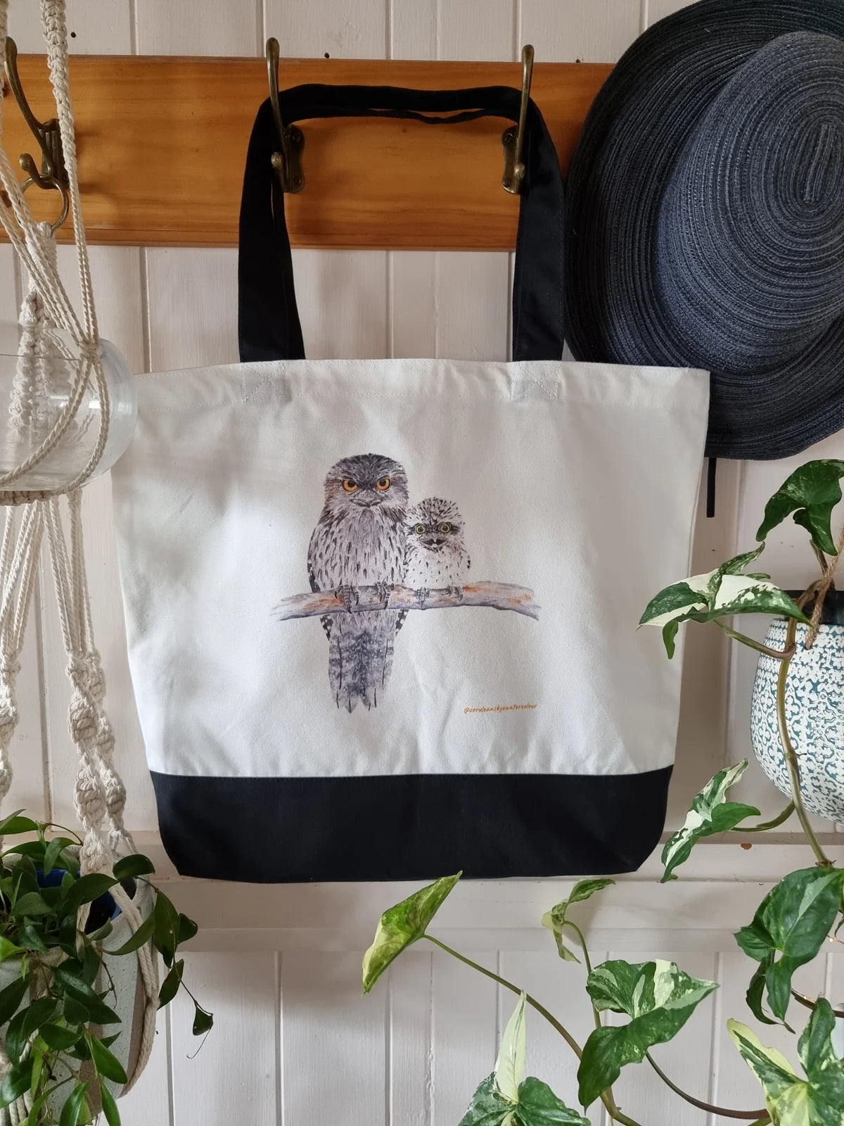 Tote Bag - Tawny Frogmouths - Large