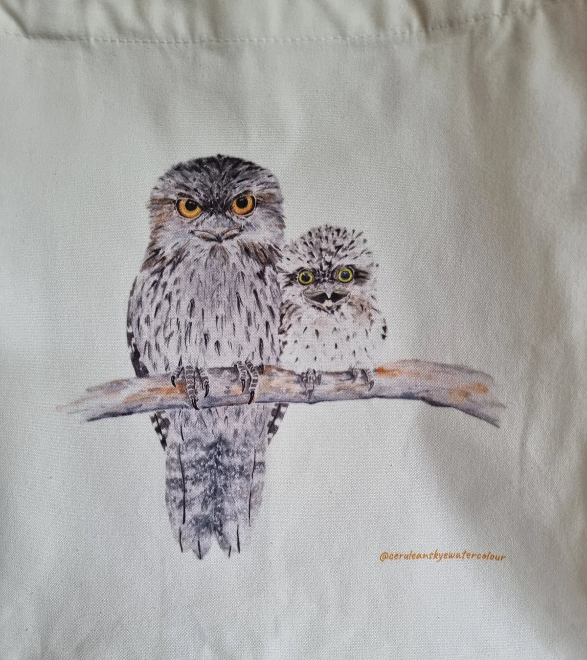 Tote Bag - Tawny Frogmouths - Large