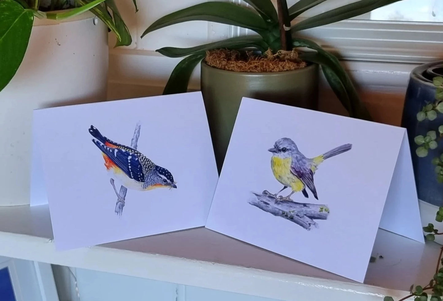 Card - Spotted Splendor: A Pardalote Portait